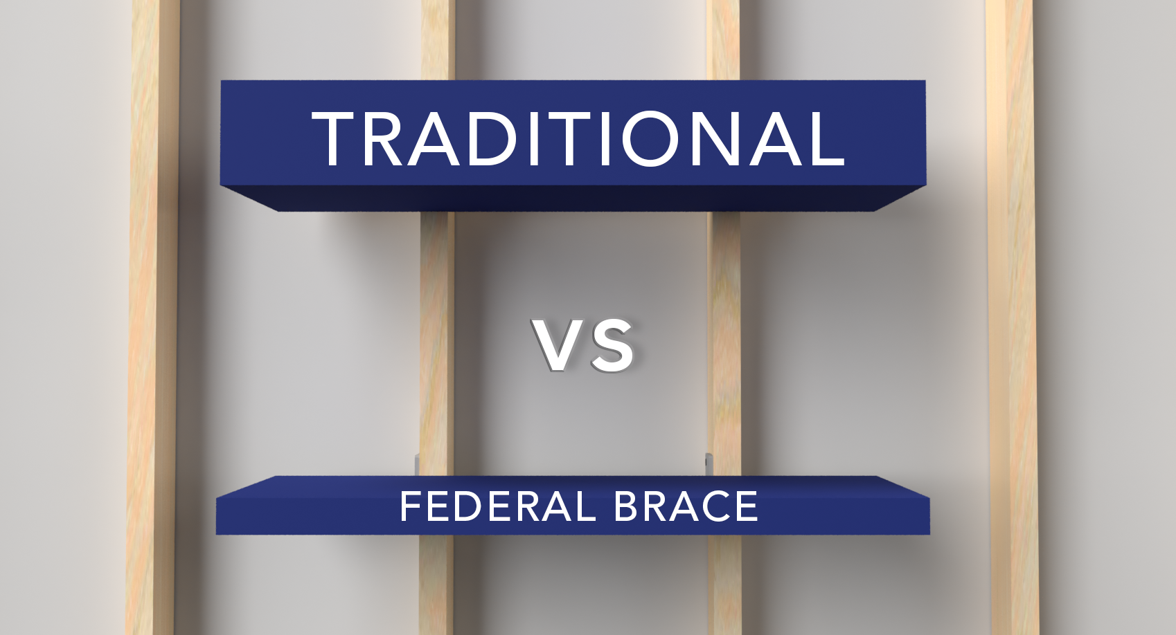 Traditional Floating Shelf vs. Federal Brace Solutions